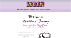 Desktop Screenshot of caribbeantanningandcruisecenter.com